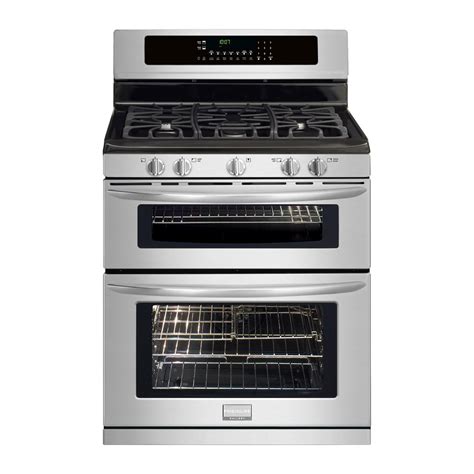 frigidaire double oven gas stove